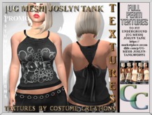 UG JOSLYN TANK TOP PROMO FULL PERM TEXTURE