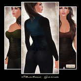 [V/W] Shadow's Gamer Blue Steel - Fantasy or Sci-fi outfit, classic and fitted mesh + Slink & Belleza sizes, Omega app