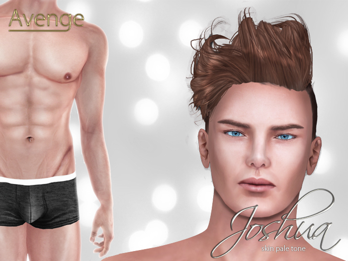 Second Life Marketplace - [Avenge] Joshua skin - pale