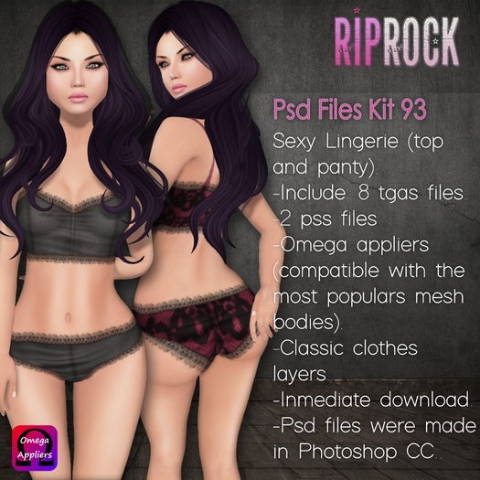 RipRock - Kit 93, Omega Applier, psd, tga, full perms