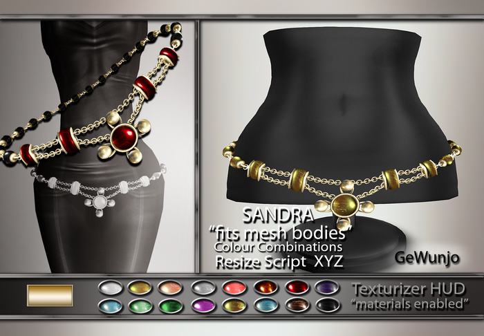 GeWunjo : SANDRA gold belt ...