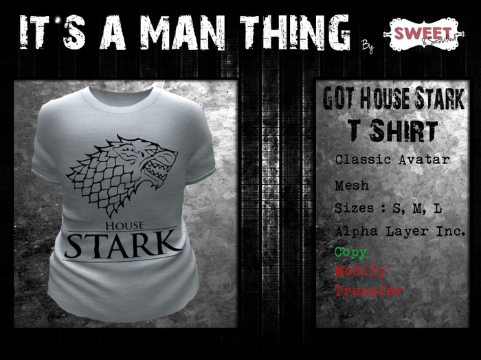 It's A Man Thing - House Stark