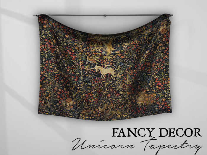 Fancy Decor: Unicorn Tapestry