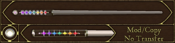 The Spectrum Wand - crafted magic wand