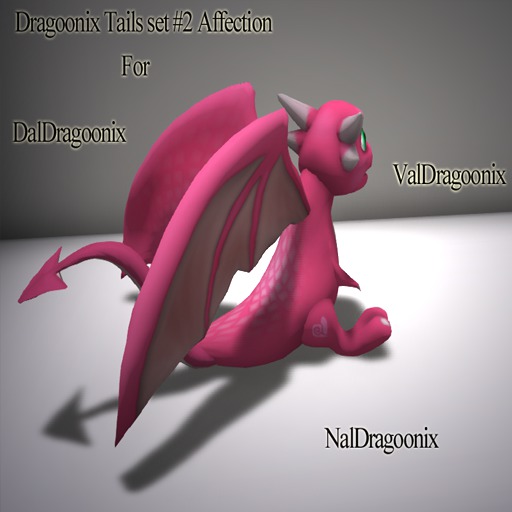Dragoonix SET 2 Affection Tails by Tina wear and touch