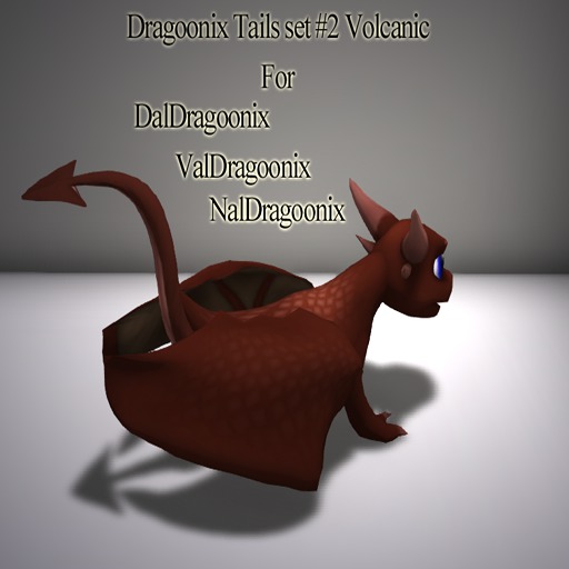 Base & Balanced Dragoonix SET 2 Volcanic Tails by Tina
