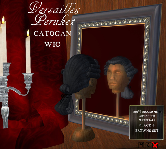Versailles Catogan Black & Browns Set