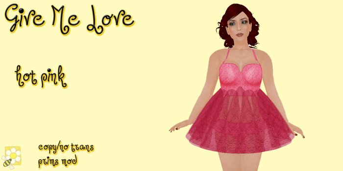 [bbz] Give Me Love - Hot Pink (dollarbeez!)