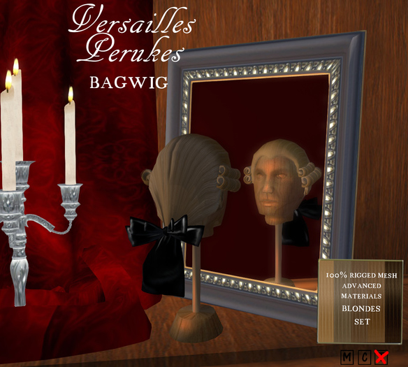 Versailles Bagwig Blondes Set
