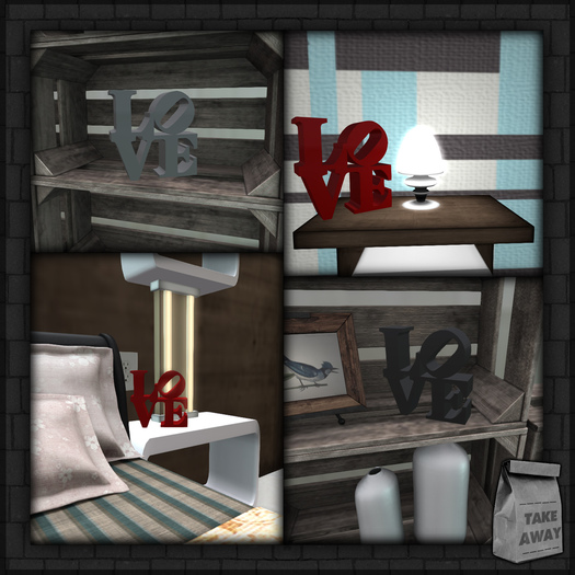 Decorative item - LOVE [TAKE-AWAY]
