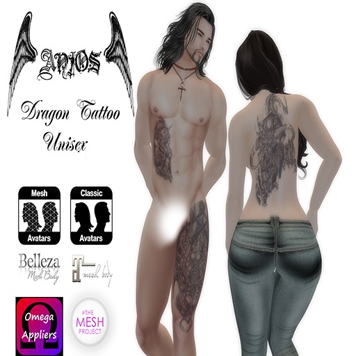 Dragon Tattoo - Anjos Creations