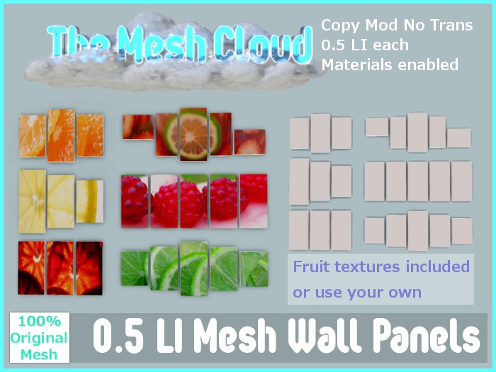 [TMC] 0.5 LI Mesh Art Wall Picture Panel Set Copy