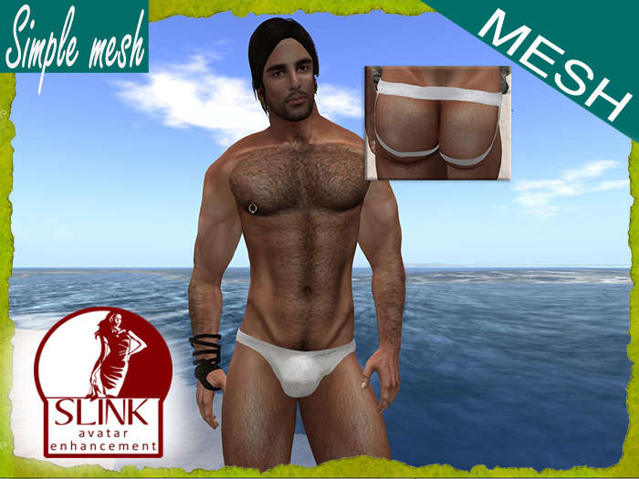 SM White Jockstrap SLINK
