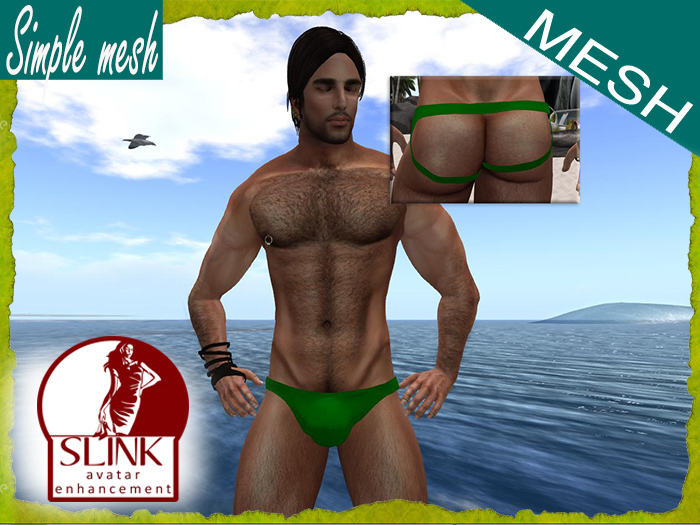 SM Green Jockstrap SLINK