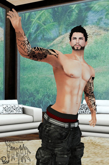 `Pose male wave gift