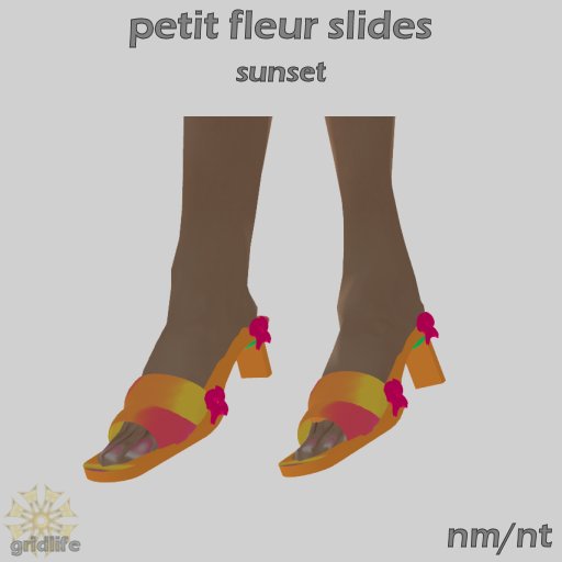 [bbz] Petit Fleur Slides - sunset