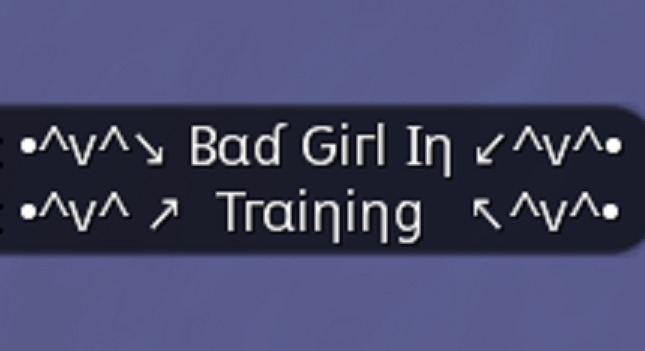 .:{ MG }:.  Bad Girl In Training - Gesture (With Sound)