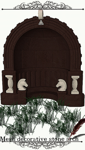 Mesh decorative stone arch (copy and modify) ST 4