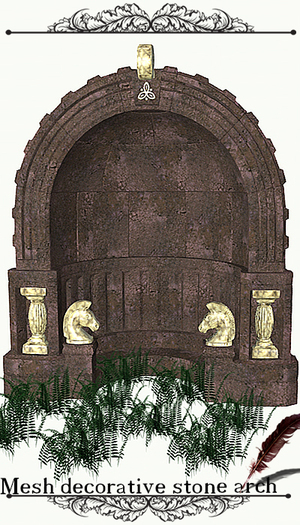 Mesh decorative stone arch (copy and modify) ST 7