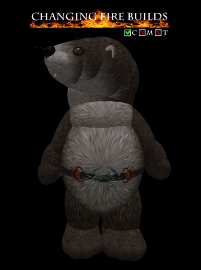 AP - Tiny Crab Belt v1 Black Leather