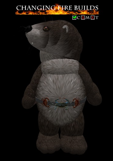 AP - Tiny Crab Belt v1 Grey Leather