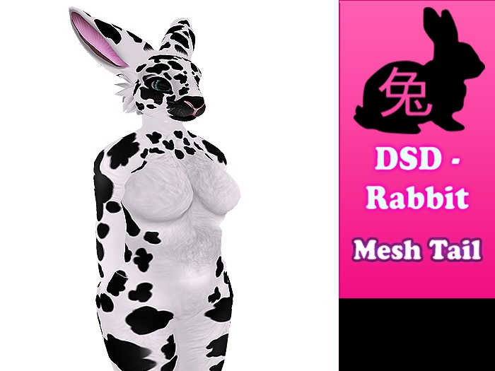 DSD Rabbit - mini rex Broken Black