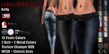 GAS [Ladies MESH Jeans Kelly - 15x2x2 Colors with HUD] Demo