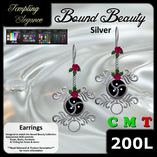 TE - Bound Beauty Earrings Silver 
