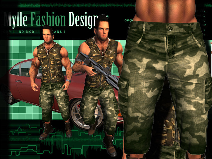 Pants Camouflaged Niramyth