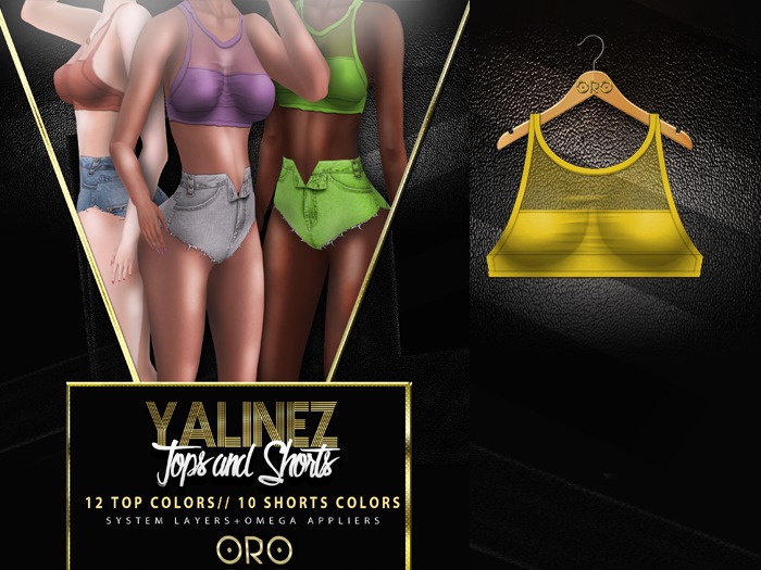 .ORO. Yalinez Top - Yellow -Shopping Hud (WEAR)