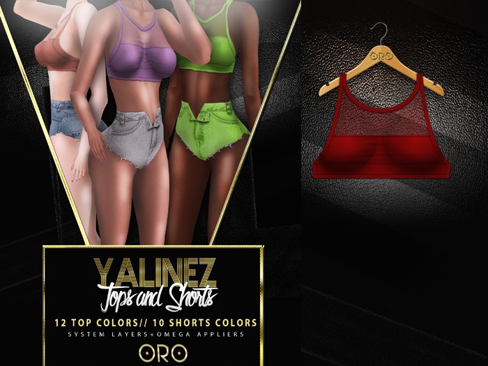 .ORO. Yalinez Top - Red -Shopping Hud (WEAR)