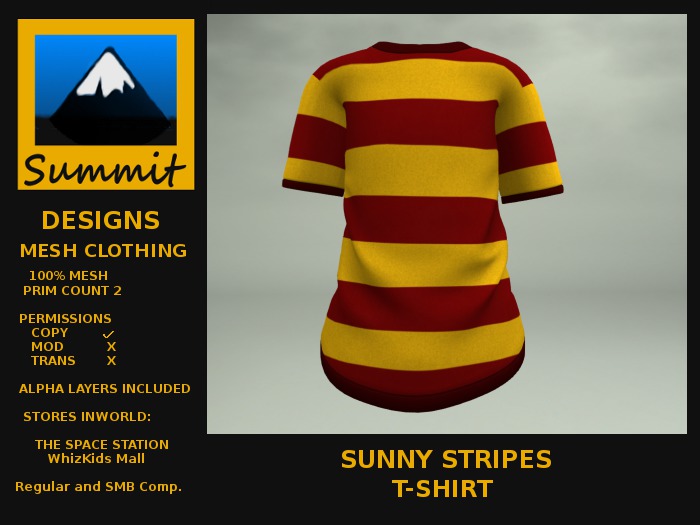 Summit Sunny Stripes T-Shirt