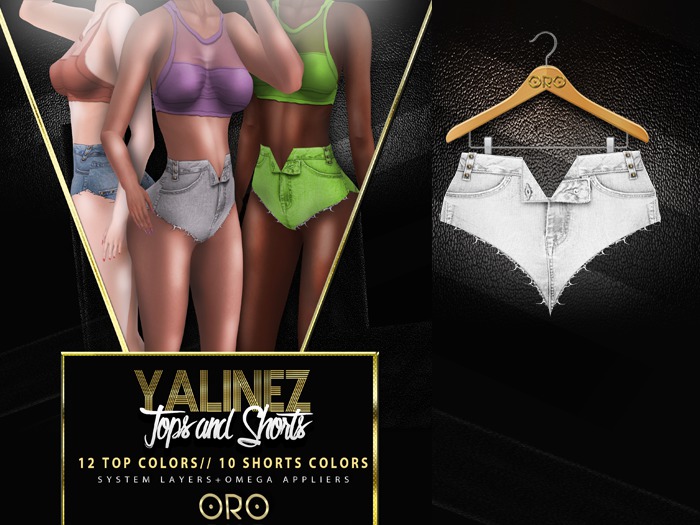.ORO. Yalinez Shorts - White -Shopping Hud (WEAR)