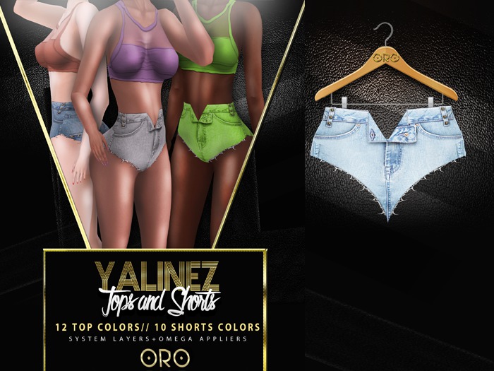 .ORO. Yalinez Shorts - Light Blue -Shopping Hud (WEAR)