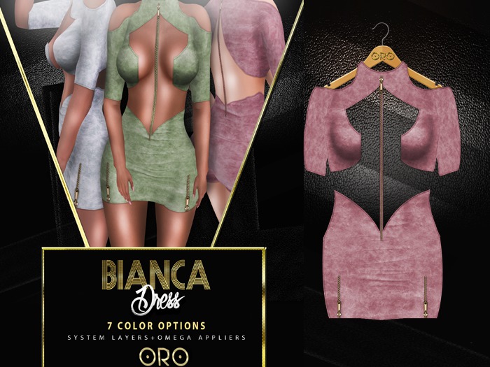 .ORO. Bianca Dress - Rose  -Shopping Hud (WEAR)