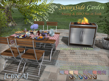 [CIRCA] Pkg - "SunnySide" Sitting & BBQ Set in Teak