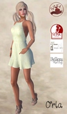 ♥e.t.♥ Orla, Pale lemon mesh spring dress