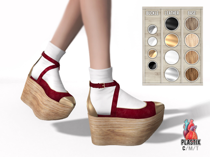 PLASTIX - Garden Sandals (Maroon)