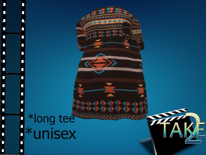 [T2] Brown Atecz Long Tee(K/B)