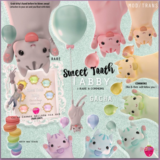 RazzBerry Inc. Sweet Tooth Tabby (Orange)