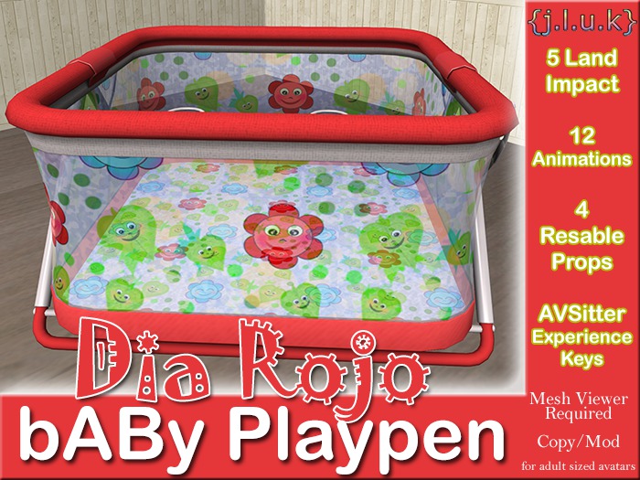 {j.l.u.k} bABy Playpen [Dia Rojo]