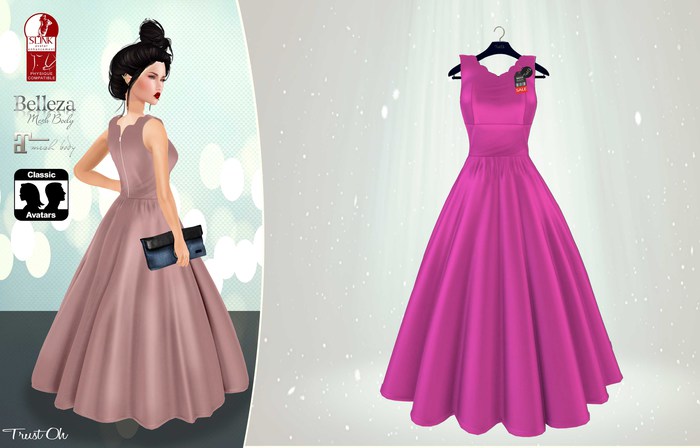 :: Trust Oh :: Maya Overkill Dress FITMESH (Pink)
