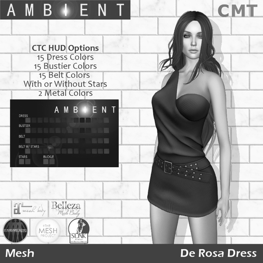 [AMBI] DEMO Mesh De Rosa Dress (BOXED)