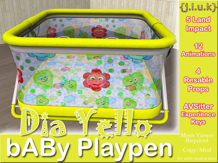 {j.l.u.k} bABy Playpen [Dia Yello]