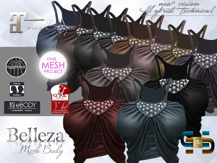 [ IBAN ] MESH TANK TOP JANELE  // HUD DRIVEN // TMP / MAITREYA