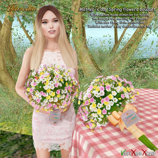 Aphrodite Spring flowers bouquet