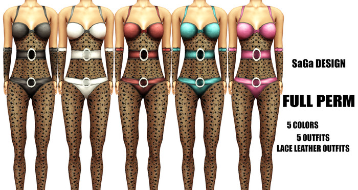 SaGa Design FULL PERM 5 Lace Outfits