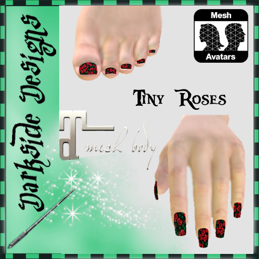 Maitreya Tiny Roses Nails