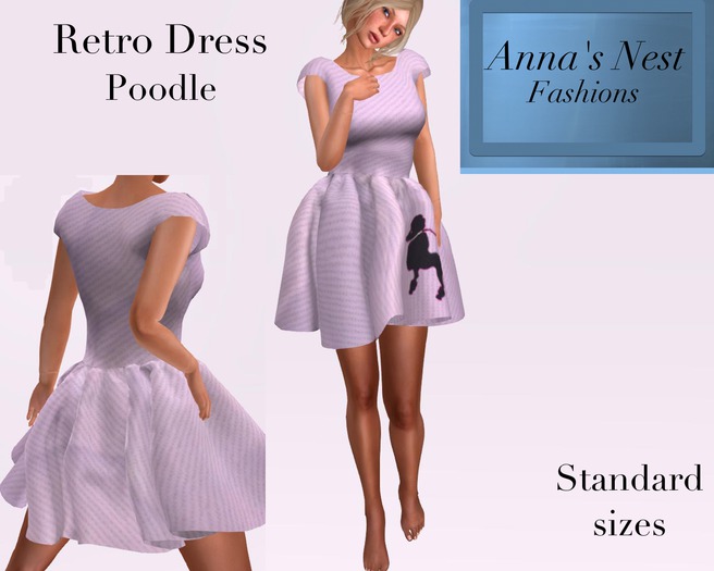 AN Retro Dress Poodle (wear to unpack)