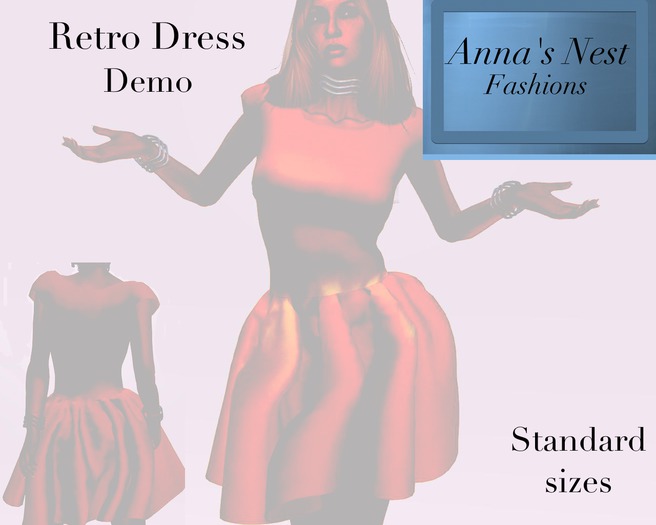 AN Retro Dress Demo (wear to unpack)